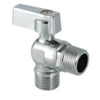 Кран шар. угловой для подкл. с/т приборов 1/2"х1/2" (168/14) К